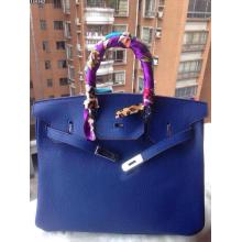 Replica Hermes Birkin Togo Leather Bag Blue