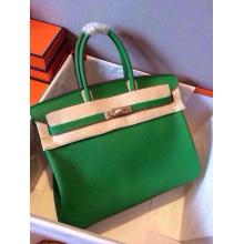 Replica Hermes Birkin Togo Leather Bag Green