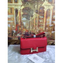 Replica Hermes Constance 28cm Elan Epsom Bag Red Togo Leather USA