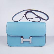 Replica Hermes Constance Blue Ladies Cross Body Bag