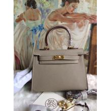 Replica Hermes Kelly 20cm Togo Leather Bag Gray Online