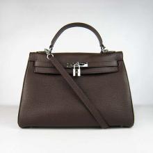 Replica Hermes Kelly Coffee Handbag