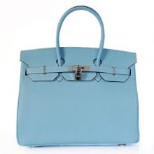 Replica Hermes Original leather HB30 Blue Ladies