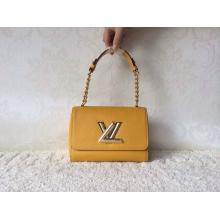 Replica Louis Vuitton Epi Twist Lock Bag Yellow Cruise 2015