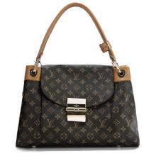 Replica Louis Vuitton Monogram Canvas Cross Body Bag Coffee