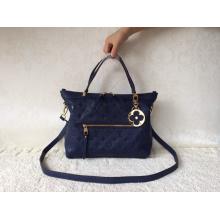 Replica Louis Vuitton Monogram Empreinte Bastille PM Bag 2014 Blue