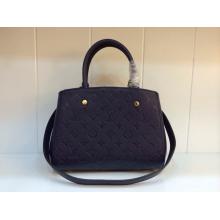 Replica Louis Vuitton Monogram Empreinte Montaigne BB Bag Royal Blue