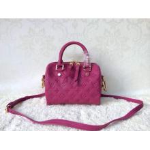 Replica Louis Vuitton Monogram Empreinte Speedy Bandouliere 20 Bag Fushia