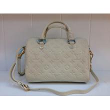 Replica Louis Vuitton Monogram Empreinte Speedy Bandouliere 25 Bag Neige