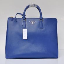 Replica Prada Cow Leather Ladies Blue