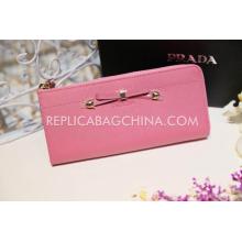 Replica Prada Purse Calfskin Pink