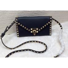 Replica Valentino Vintage Envelope Rockstud Cross Body Wallet Clutch Bag Royal Blue 2015