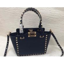 Top Copy Valentino Rockstud Shopping Bag Royal Blue