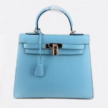 Top Original leather Blue Lambskin