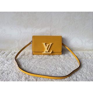 1:1 High Quality Louis Vuitton Epi Leather Louise Strap PM Bag Earth For Sale