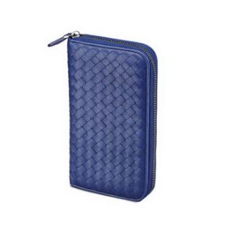 1:1 Imitation Bottega Veneta Blue Wallet