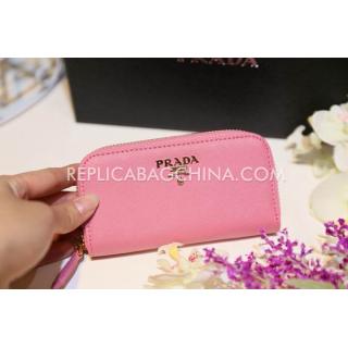 1:1 Prada Key Bag YT5842 Pink Key Bag