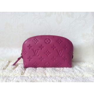 2016 Louis Vuitton Monogram Empreinte Vanity Bag Fushia