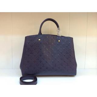 AAA Designer Louis Vuitton Monogram Empreinte Montaigne GM Bag Royal Blue at US