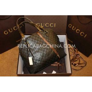 AAA Gucci Handbag Calfskin Coffee