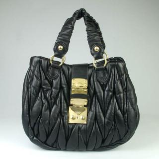 AAA Miu Miu Lambskin Black YT2394