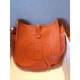 AAAAA Fake Hermes Evelyne III PM Bag Orange