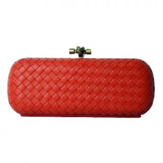 AAAAA Imitation Bottega Veneta 8651 Orange Evening Bag