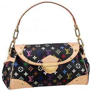 Best Louis Vuitton Monogram Multicolore M40204 Canvas Black Price