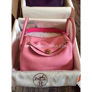 Cheap Luxury Hermes YT6565 Pink Calfskin