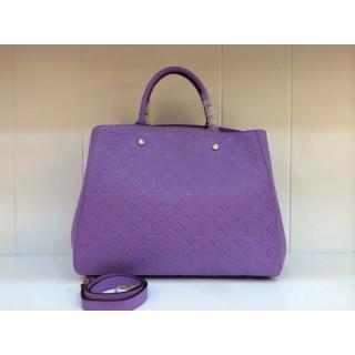 Cheap Luxury Louis Vuitton Monogram Empreinte Montaigne GM Bag Lavender