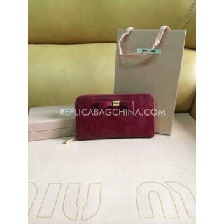 Cheap Miu Miu Purse Red Leather