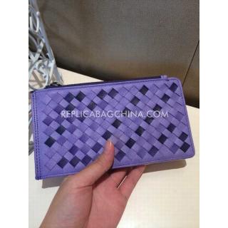 Copy Bottega Veneta Card Holder YT7889 Purple