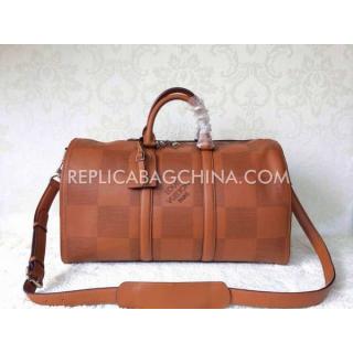 Copy Hot Louis Vuitton Handbag Travelling Bag Brown