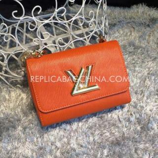 Copy Louis Vuitton Cross Body Bag Orange