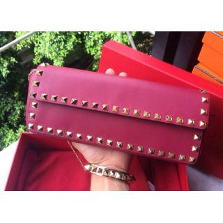 Copy Valentino Rockstud Clutch Fushia USA