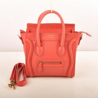 Designer Celine Cow Leather Red Ladies