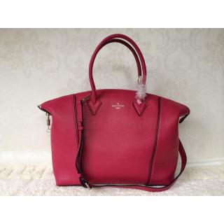 Designer Louis Vuitton Soft Lockit MM Bag M94595 Framboise at DE