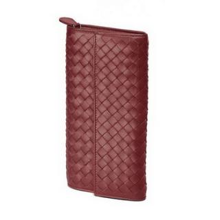 Fake 1:1 Bottega Veneta Wallet Red Ladies