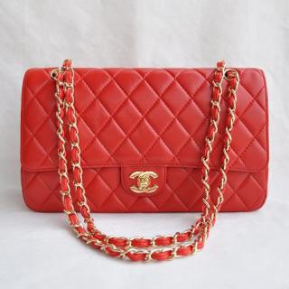 Fake 1:1 Classic Flap bags Red Cross Body Bag Ladies