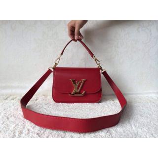 Fake 1:1 Louis Vuitton Leather Vivienne LV Bag Wine