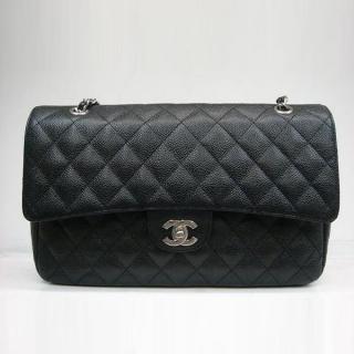 Fake Best Classic Flap bags YT0460 Black Cow Leather