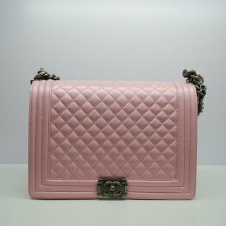 Fake Chanel Boy Chanel bags 30171 Pink Lambskin Online