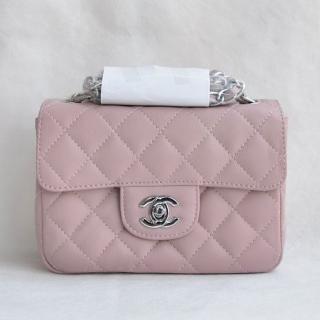 Fake Chanel Classic Flap bags Lambskin Pink YT6768