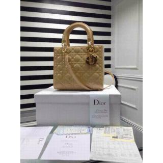 Fake Dior Lady YT2230 Apricot Online Sale