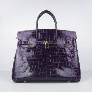 Fake Hermes Birkin Purple 6089