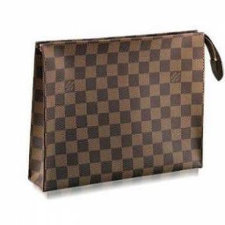 Fake Luxury Louis Vuitton Damier Canvas Ladies YT2966 Brown