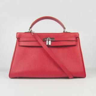 Fashion Imitation Hermes Kelly YT2140 2way Red