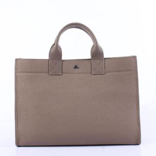 High Quality Imitation Hermes Briefcases Cow Leather YT1820 Grey