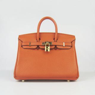 High Quality Replica Hermes Birkin Orange YT3195 Cow Leather