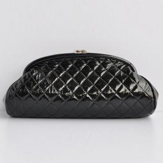 Imitation Best Chanel Clutches Black Ladies Enamel Sale